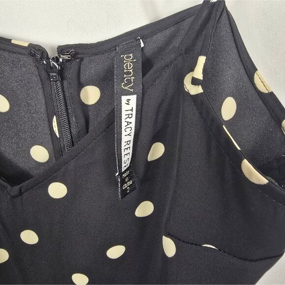 Anthropologie Plenty Tracy Reese Polka Dot Midi Slip Dress Navy Size 2 NWOT - Picture 3 of 6